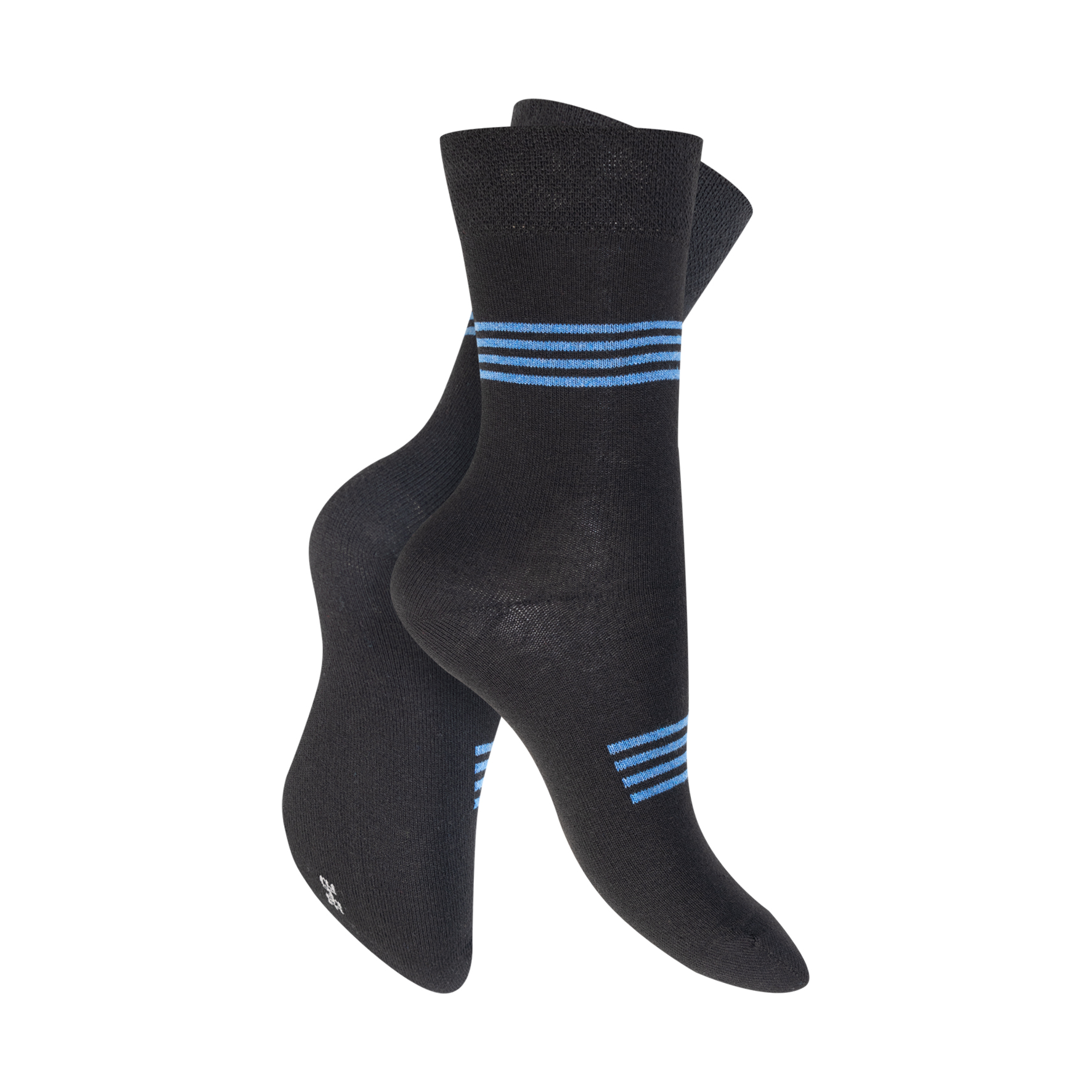Damen Socken 5er-Pack BW/EL Streifen-Design