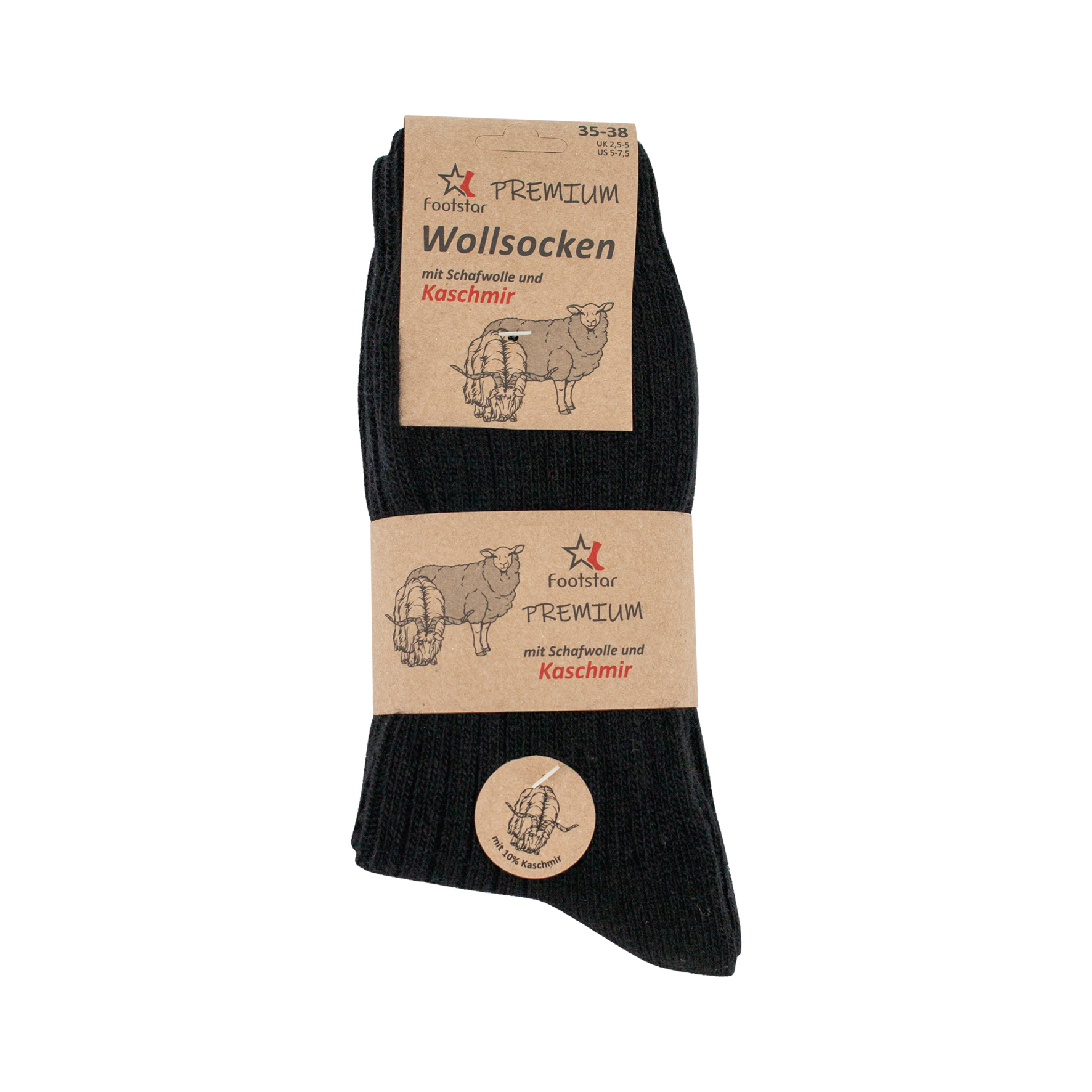 Unisex-Socken-mit-Wolle-+-Cashmere-2er-Pack